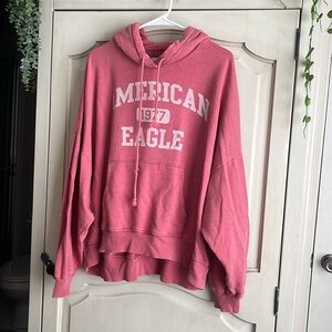 American Eagle Pink Pullover Sweatshirt